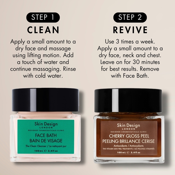  Skin Design London Clean. Revive. Glow Set (worth £295) 
