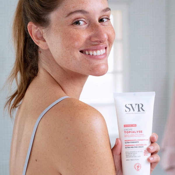  Svr Topialyse 48hr Soothing, Calming Nourishing Face & Body Cream For Dry Sensitive Skin, All Ages, 400ml 