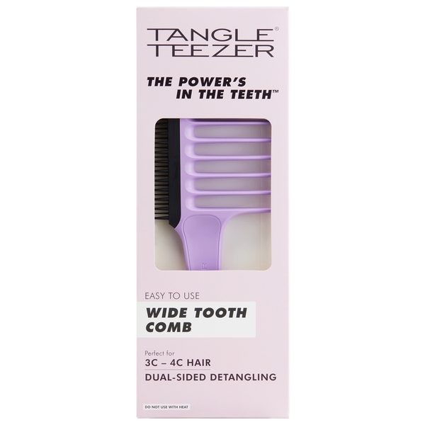  Tangle Teezer Wide Tooth Comb - Lilac/black 