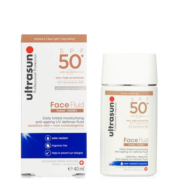  Ultrasun Spf50+ Tinted Face Fluid 40ml 
