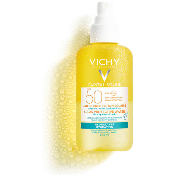  Vichy Capital Soleil Solar Protective Water Hydrating Spf50 200ml 