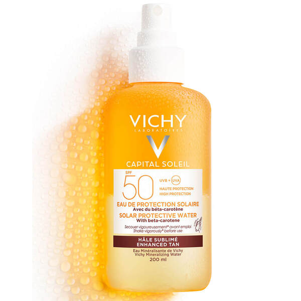  Vichy Capital Soleil Solar Protective Water Tan Enhance Spf50 200ml 