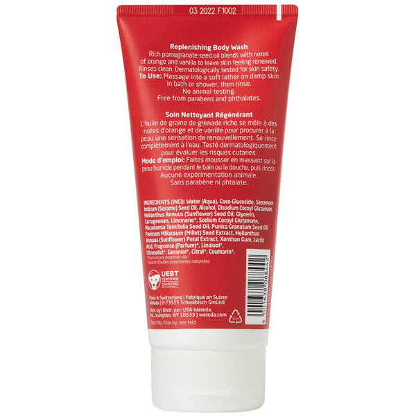  Weleda Pomegranate Creamy Body Wash (200ml) 