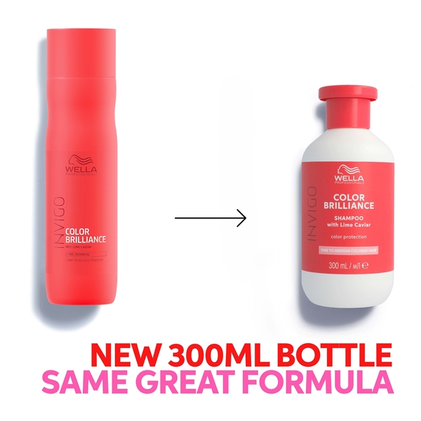  Wella Professionals Care Invigo Color Brilliance Colour Protection Shampoo For Fine To Medium Hair 300ml 