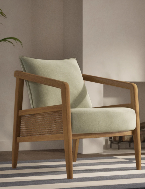  Ezra Accent Armchair Light Natural 