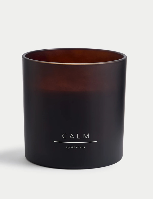  Apothecary Calm Extra Large 3 Wick Candle Amber 
