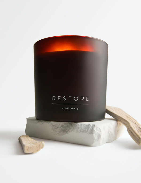  Apothecary Restore 3 Wick Candle Amber 