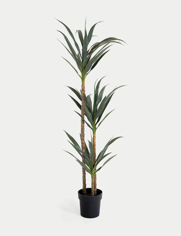  Blooming Artificial 5ft Artificial Exotic Agave Plant Green 