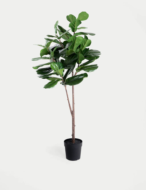  Blooming Artificial 6ft Artificial Floor Standing Fig Tree Green 
