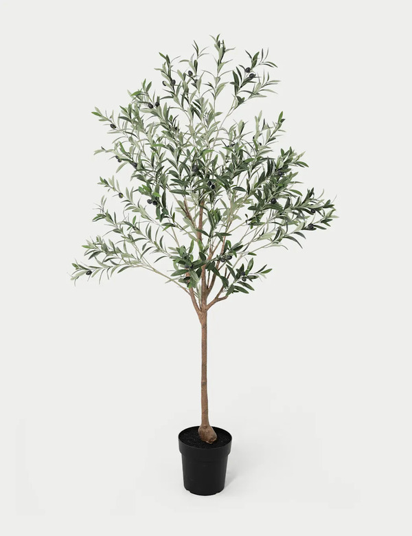  Blooming Artificial 6ft Artificial Olive Tree Green 