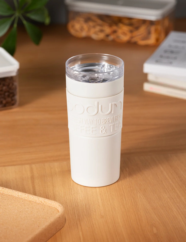  Bodum Vacuum Travel Mug 355ml White 