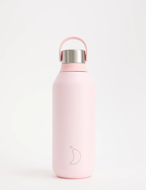  Chilly's Series 2 Stainless Steel Water Bottle 500ml Blush Pink 