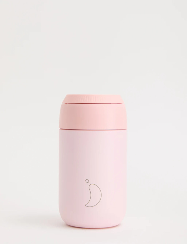  Chilly's Series 2 Travel Coffee Cup 340ml Blush Pink 