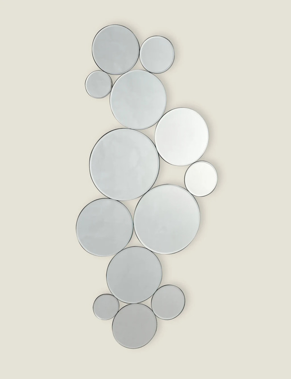  Dar Digby Wall Mirror Silver 