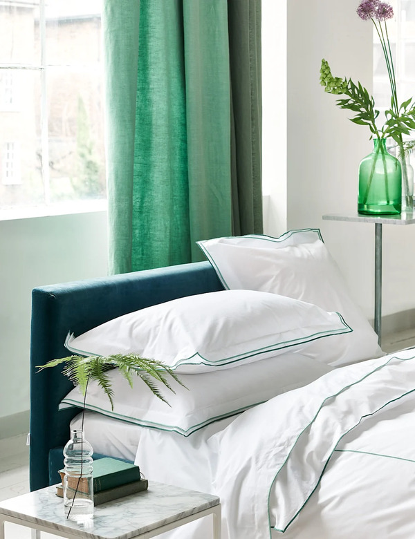  Designers Guild Pure Cotton Astor Bedding Set White Mix 