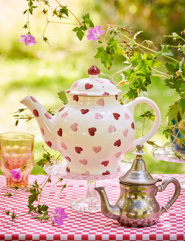  Emma Bridgewater Pink Hearts Teapot Pink Mix 
