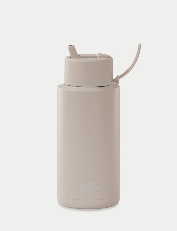  Frank Green Stainless Steel Water Bottle 1l Beige 