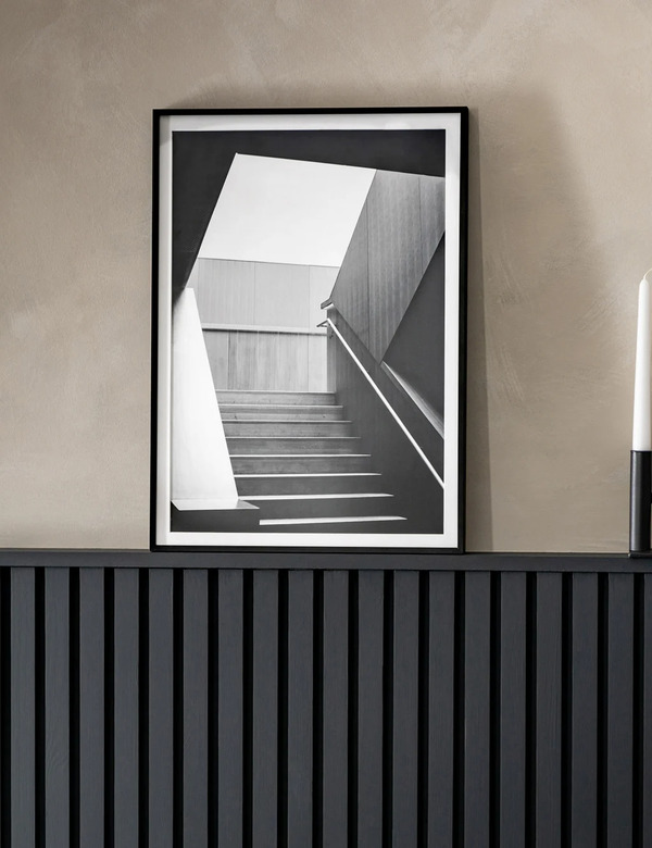  Gallery Direct Aldo Photographic Rectangle Framed Art Black 