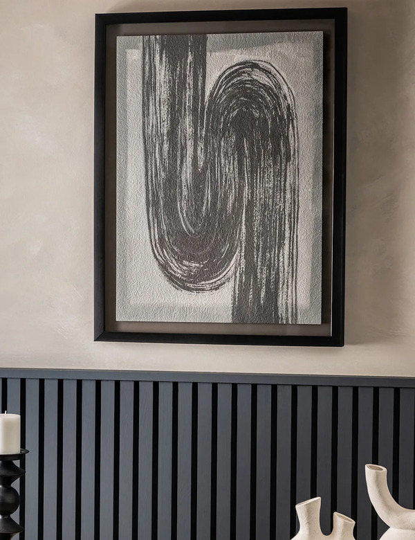  Gallery Direct Avenue Abstract Rectangle Framed Art Black 