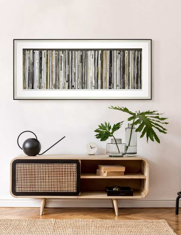  Gallery Direct Classic Vinyl Rectangle Framed Art White 