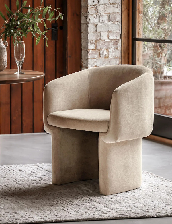  Gallery Direct Holm Dining Chair Cream 