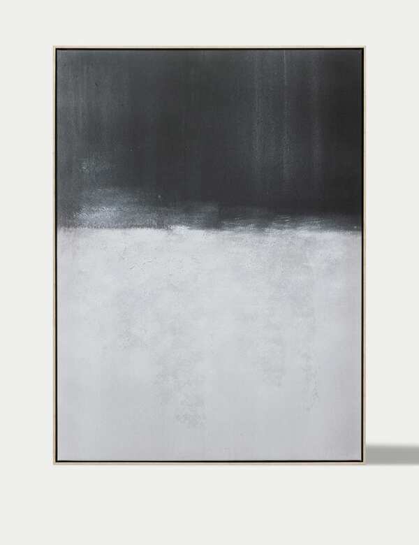  Gallery Direct Horizon Abstract Rectangle Framed Canvas Green 