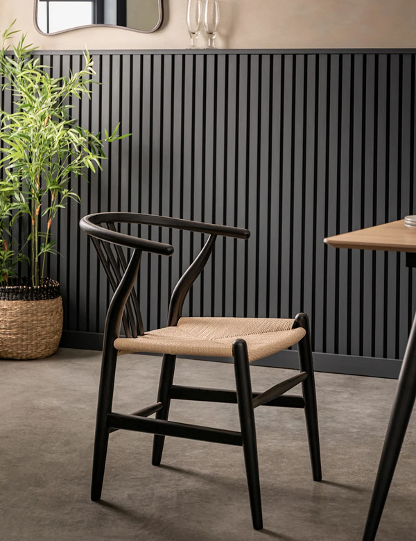  Gallery Direct Set Of 2 Whitney Dining Chairs Black 