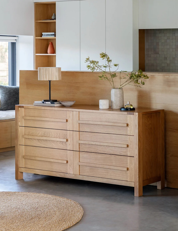  Gallery Direct Sonoma™ Wide 6 Drawer Chest Natural 
