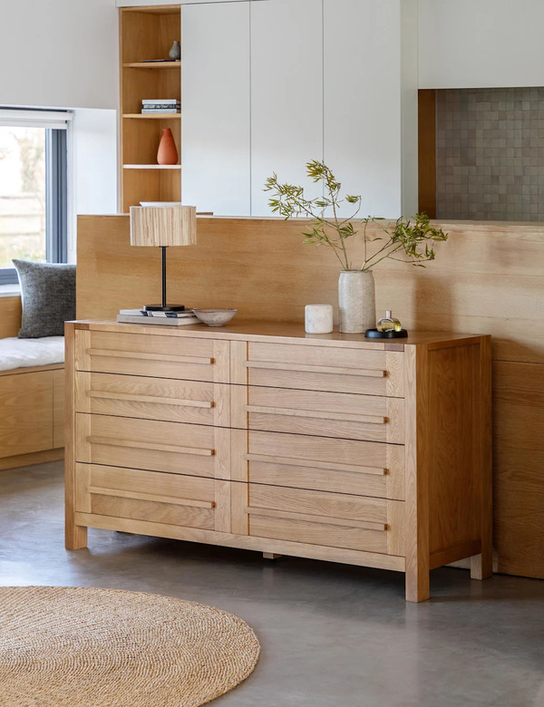  Gallery Direct Sonoma™ Wide 8 Drawer Chest Oak 