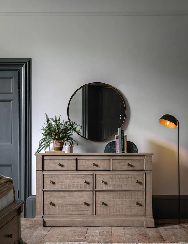  Gallery Direct Vancouver 7 Drawer Chest Natural 