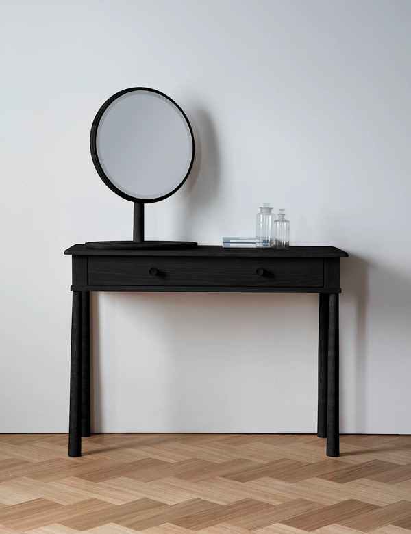  Gallery Direct Wycombe Dressing Table With Drawer Black 
