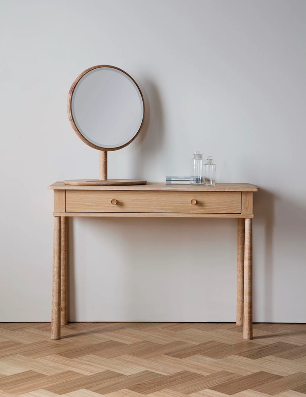  Gallery Direct Wycombe Dressing Table With Drawer Natural 