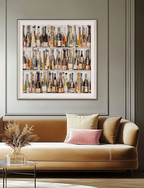  Gallery Home Wines Of The World Square Framed Art Multi 