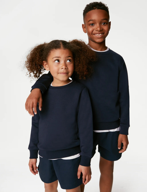  Goodmove Unisex School Sweatshirt (3-16 Yrs) Navy 
