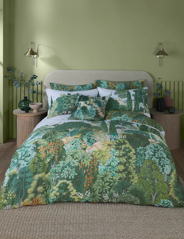  Graham & Brown Pure Cotton New Eden Bedding Set Emerald 