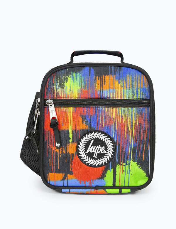  Hype Kids' Spray Paint Print Lunch Box Multi 