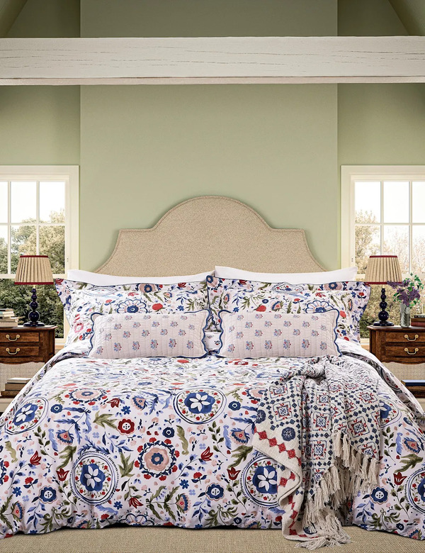  Joules Festival Flowers Bedding Set Navy Mix 