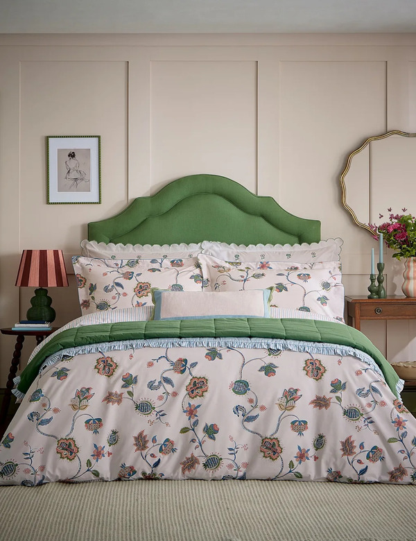 Joules Pure Cotton Tree Of Life Bedding Set Multi 