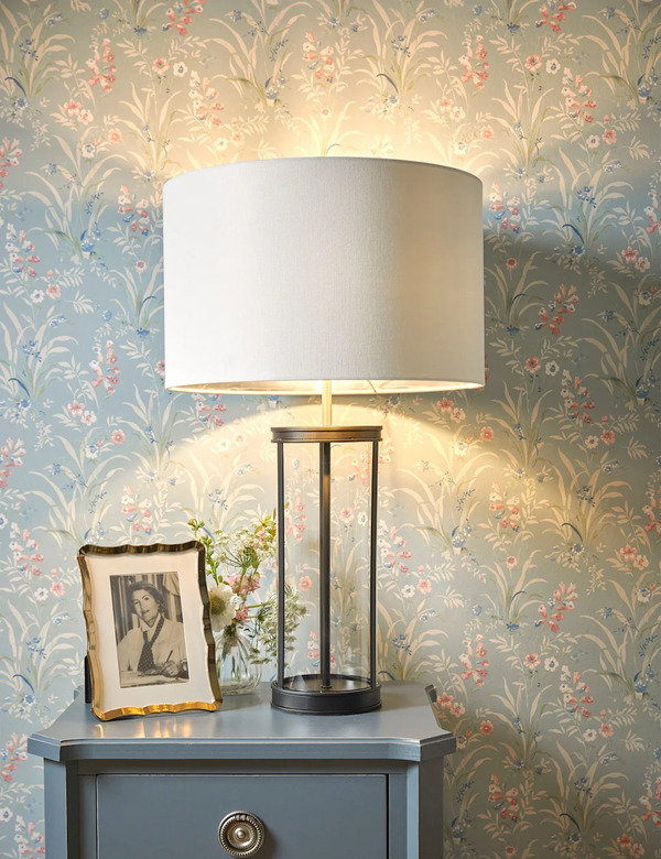  Laura Ashley Harrington Table Lamp Black 