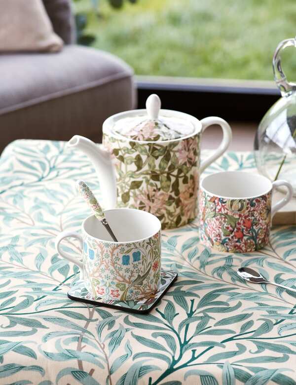  Morris & Co Patterned Teapot & Mug Set Multi 