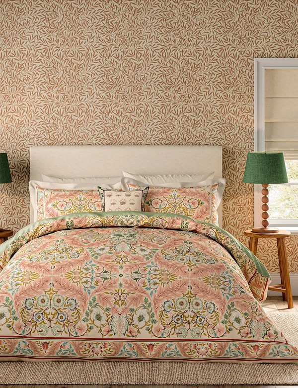  Morris & Co Pure Cotton Earthly Paradise Bedding Set Multi 
