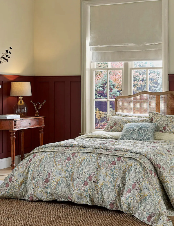 Morris & Co Pure Cotton Golden Lily Bedding Set Multi 