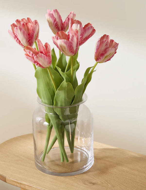  M&s Apothecary Statement Vase Clear 