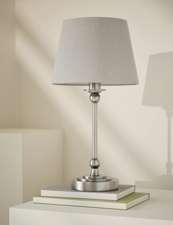  M&s Blair Table Lamp Grey Mix 