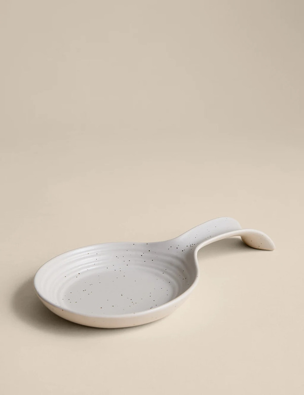  M&s Ceramic Spoon Rest Neutral 