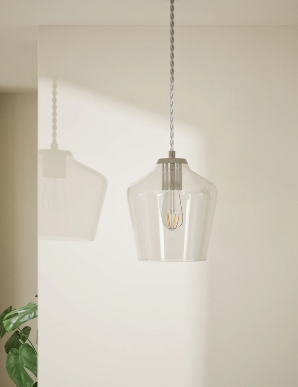  M&s Claudia Pendant Light Clear 