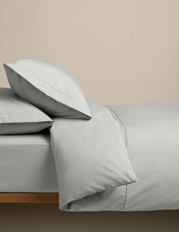  M&s Egyptian Cotton 230 Thread Count Bedding Set Dove 