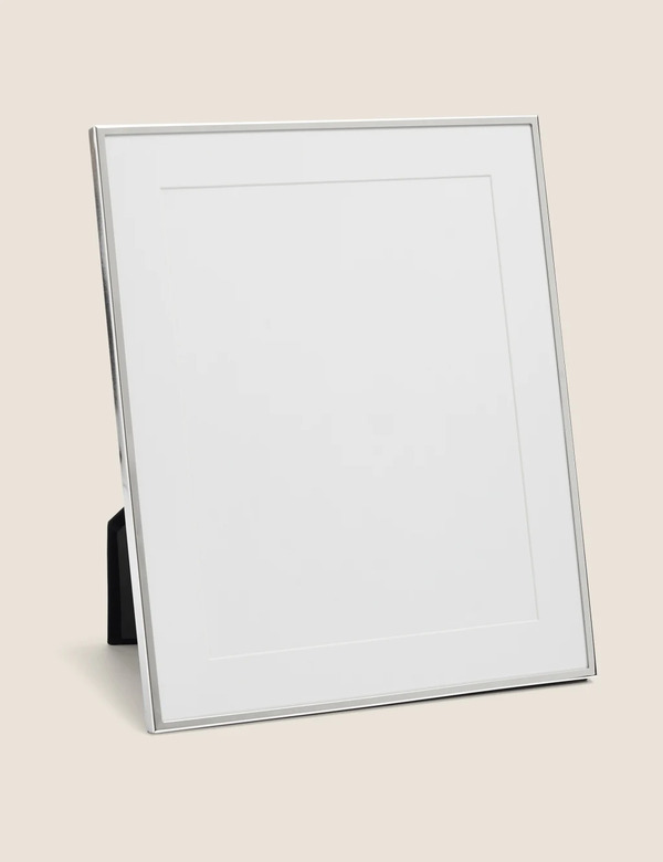  M&s Elegant Photo Frame 8x10 Inch Silver 
