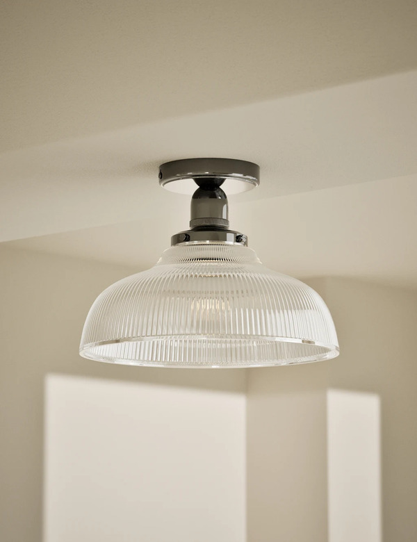  M&s Florence Flush Ceiling Light Chrome 