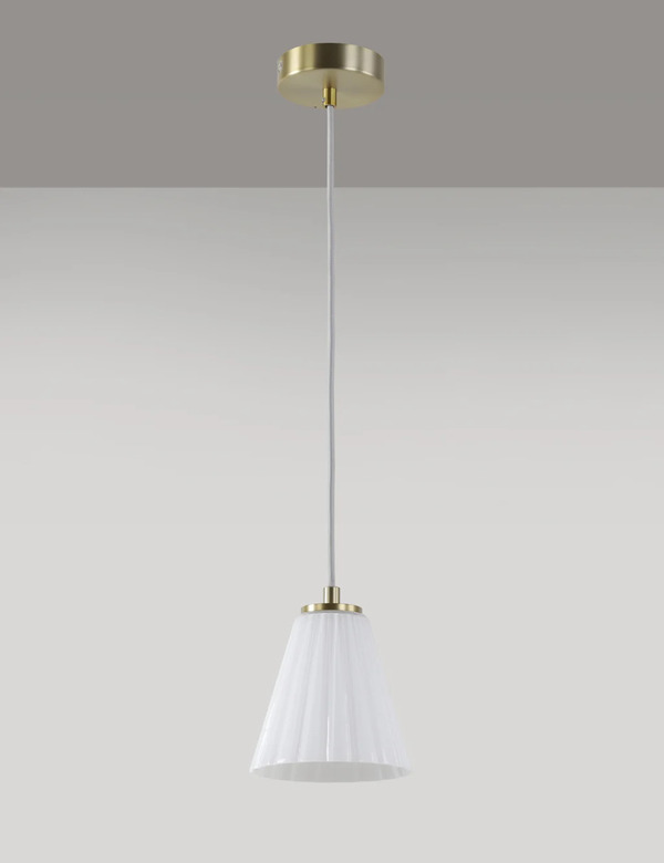  M&s Georgia Pendant Light White 